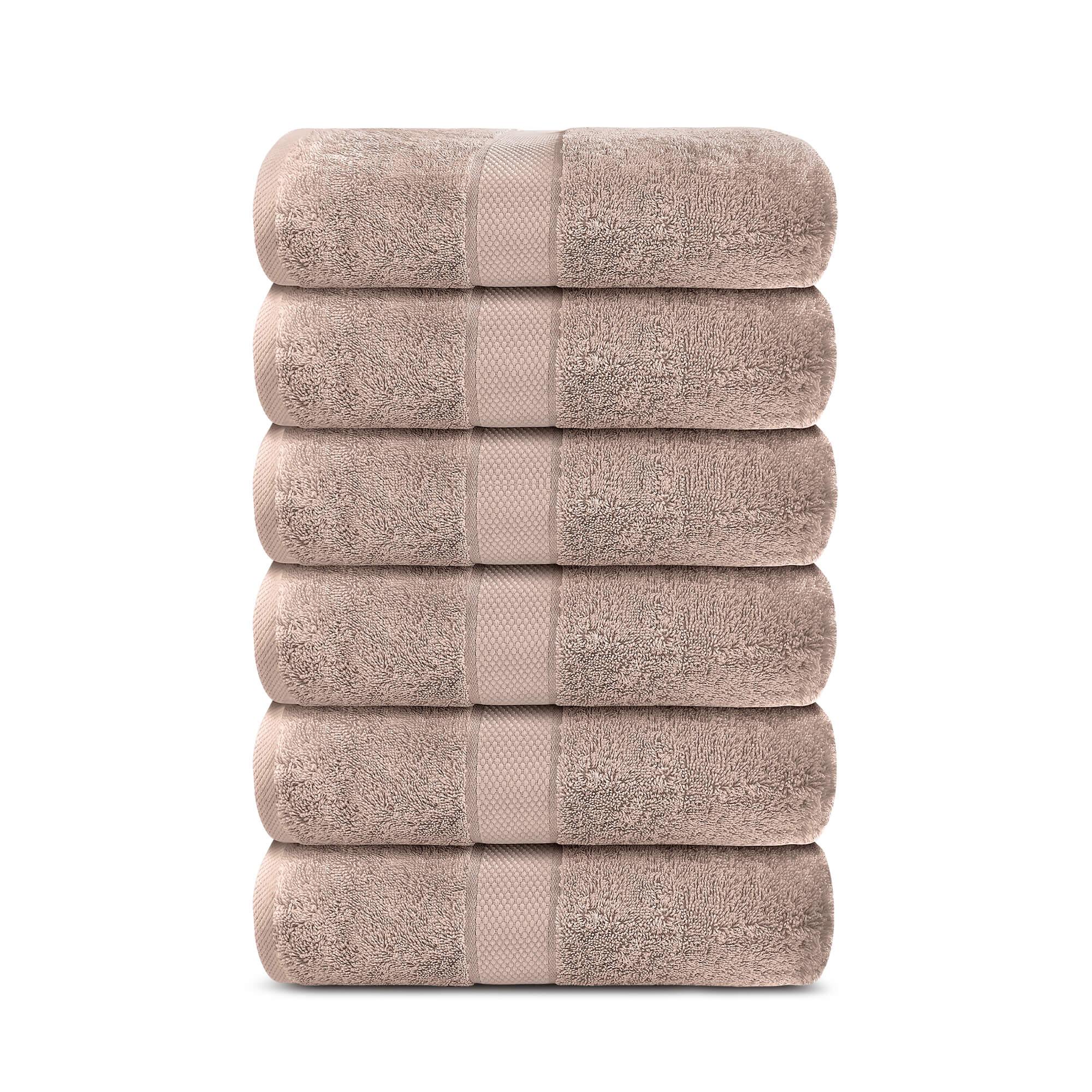 Lavish Touch 100% Cotton 600 GSM Aerocore Pack of 6 Hand Towels - Zenvias