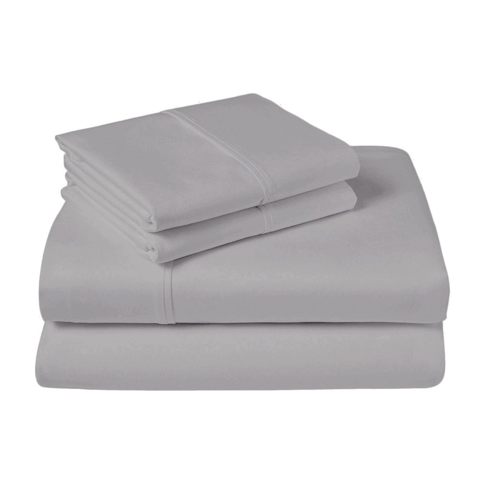 Lavish Touch 100% Cotton 500TC Queen Bed Sheet Set 4 Pcs Zenvias