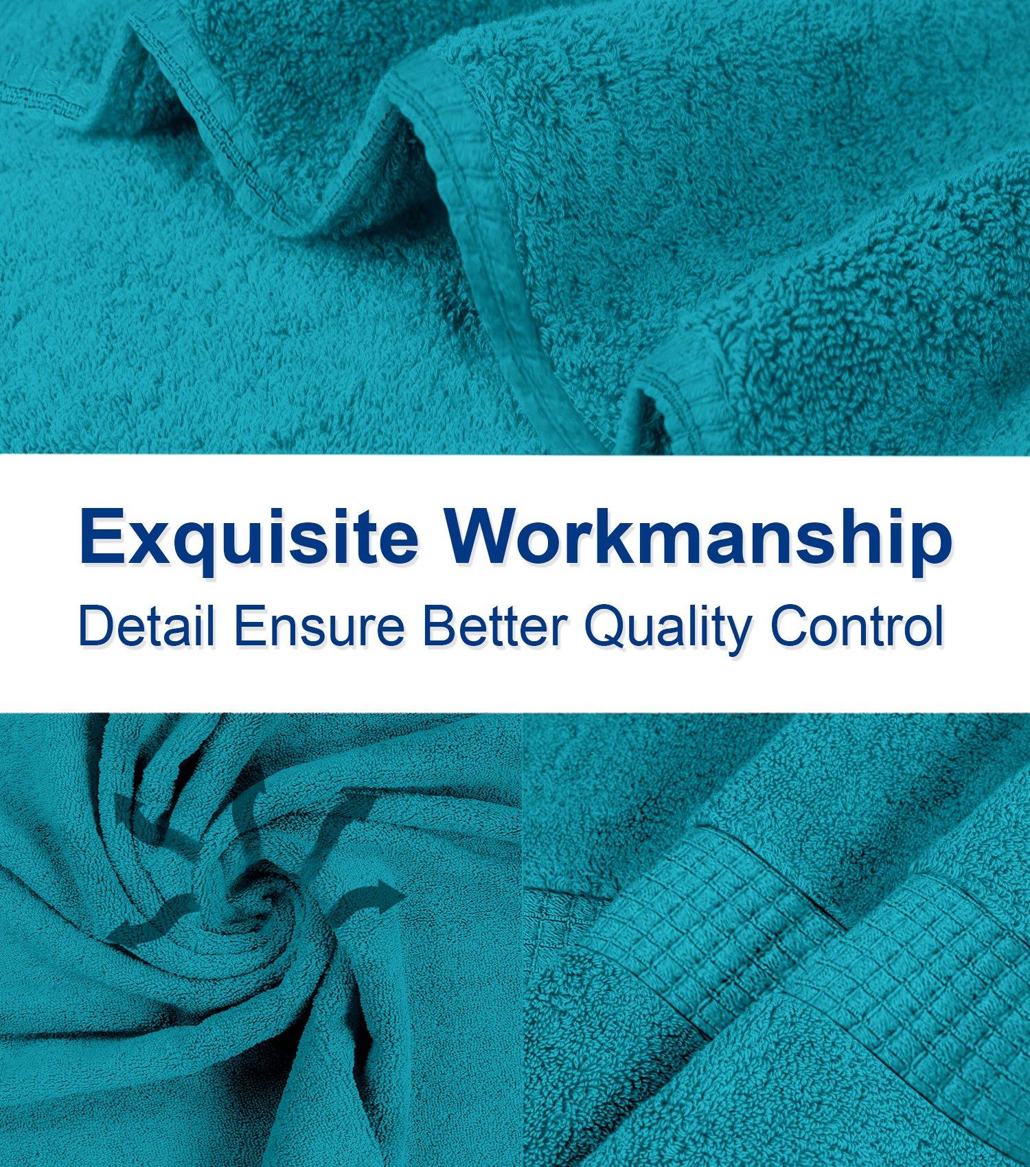 Lavish Touch 100% Cotton 600 GSM Melrose Towels - Mega Pack - Zenvias