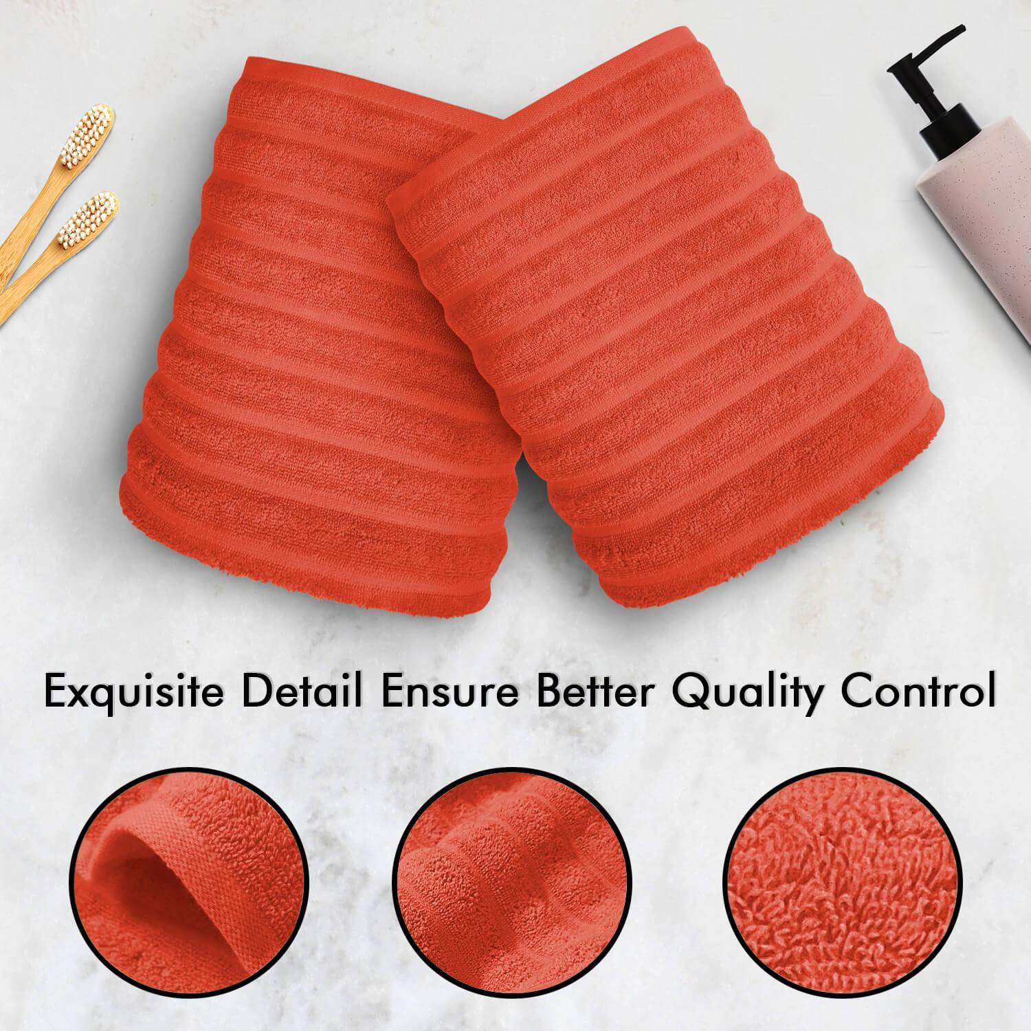 Lavish Touch 100% Cotton 600 GSM Face Towels Pack of 12 - Zenvias