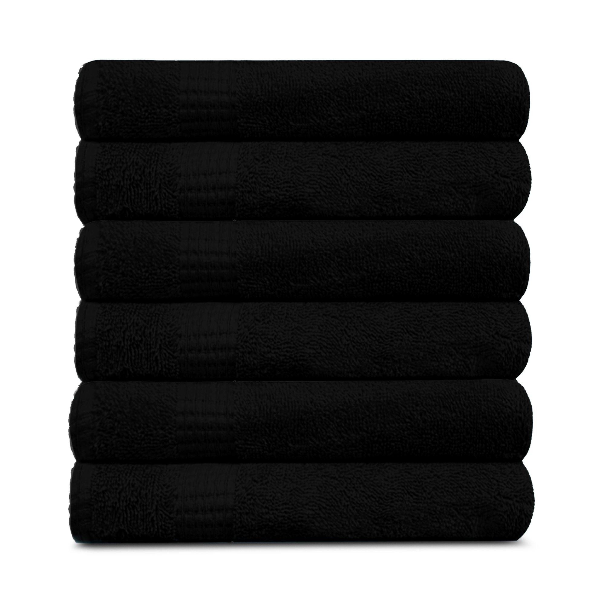 Lavish Touch 100% Cotton Melrose Hand Towels Set Pack of 6 - Zenvias