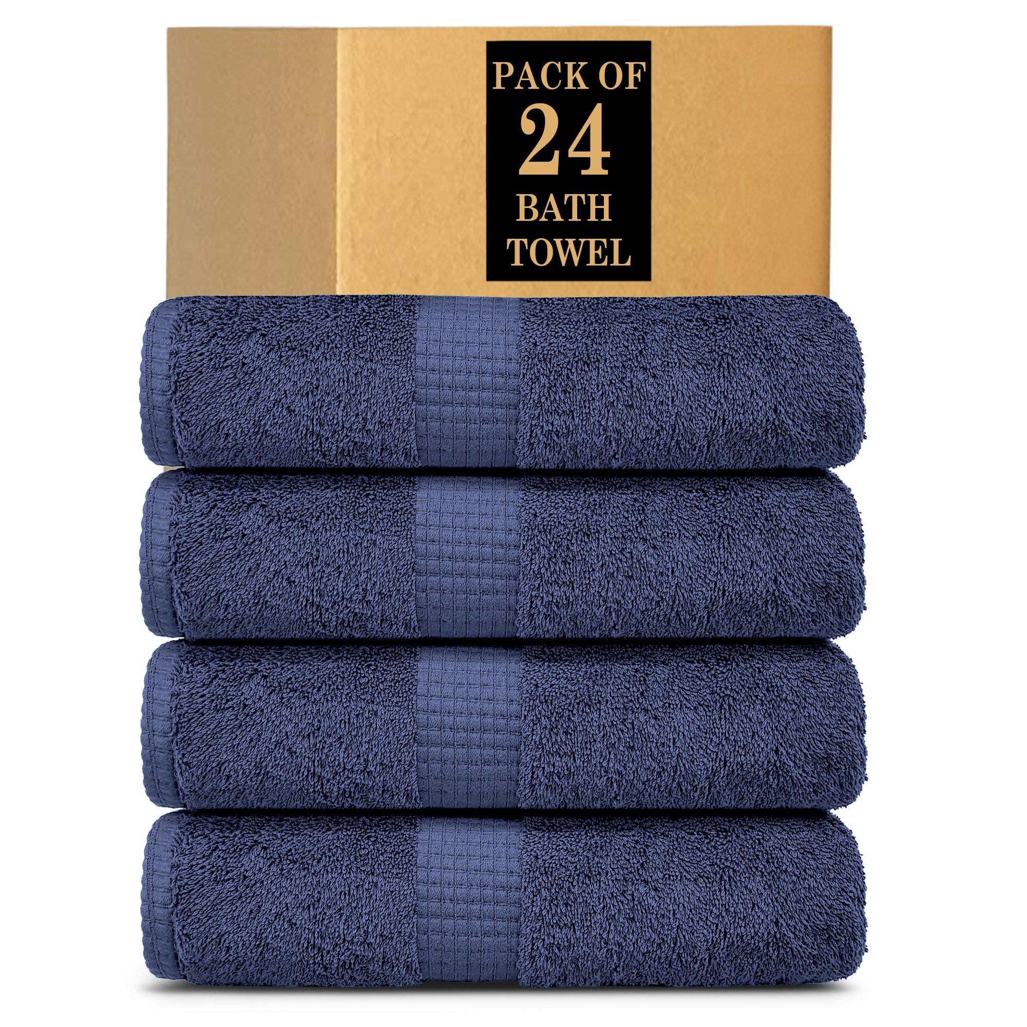 Lavish Touch 100% Cotton 600 GSM Melrose Towels - Mega Pack - Zenvias
