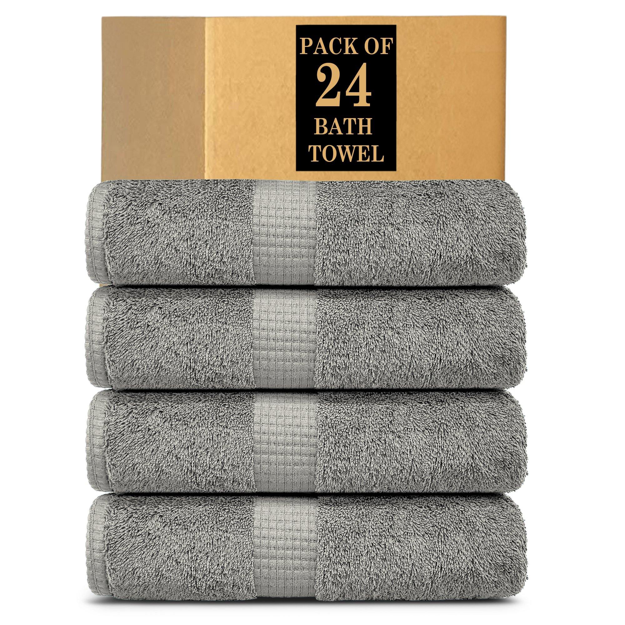 Lavish Touch 100% Cotton 600 GSM Melrose Towels - Mega Pack - Zenvias
