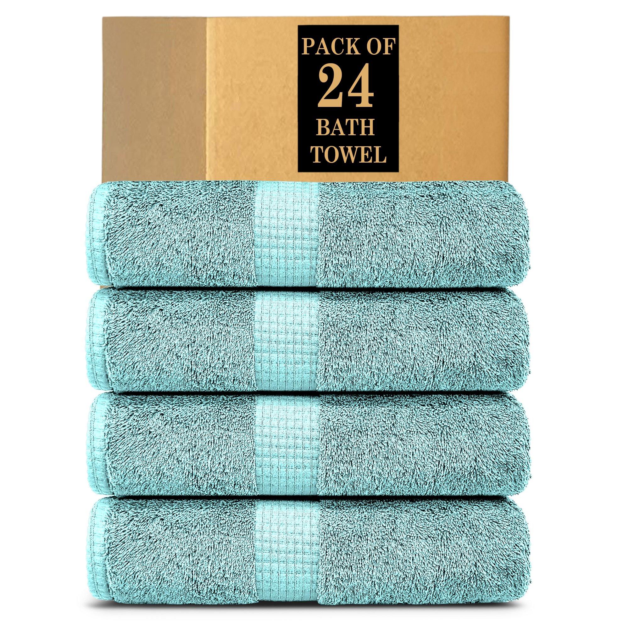 Lavish Touch 100% Cotton 600 GSM Melrose Towels - Mega Pack - Zenvias