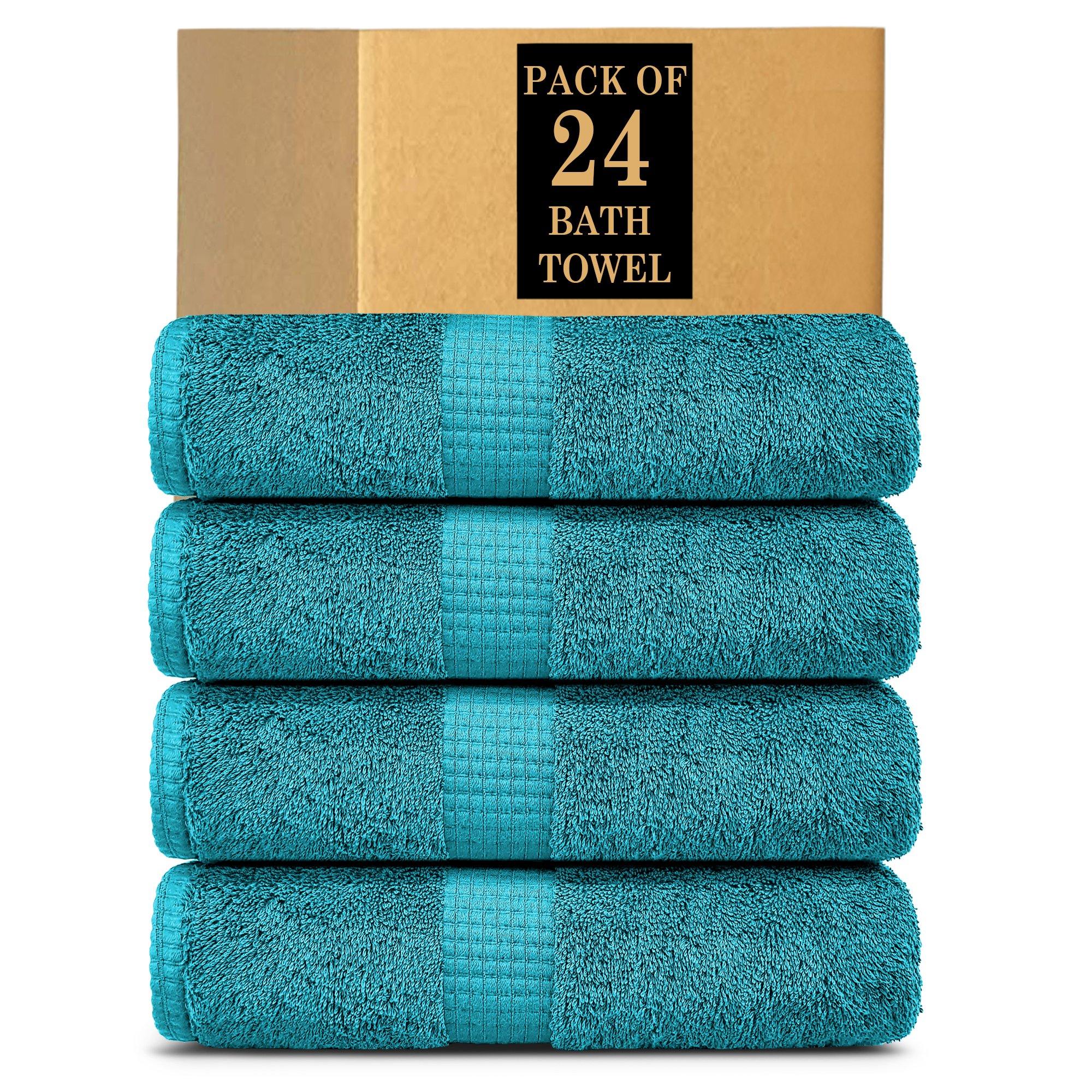 Lavish Touch 100% Cotton 600 GSM Melrose Towels - Mega Pack - Zenvias