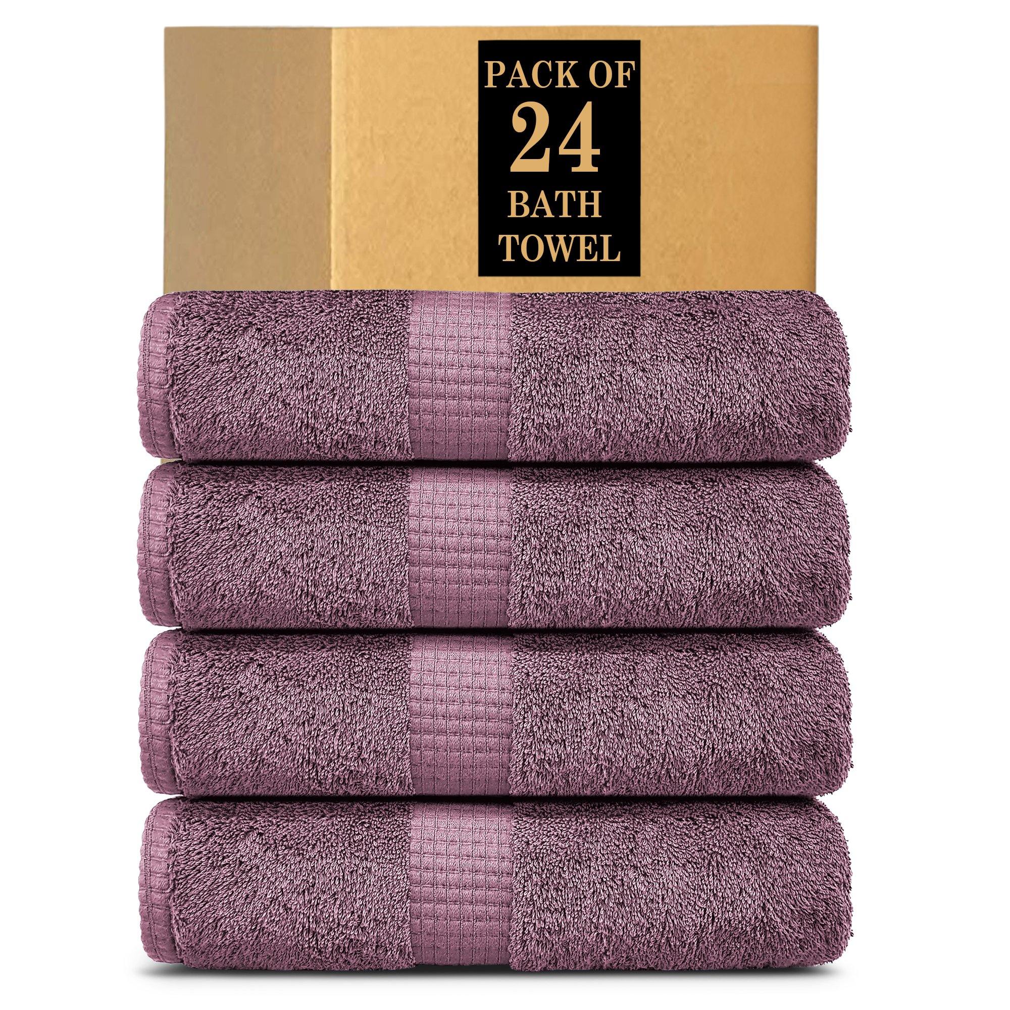 Lavish Touch 100% Cotton 600 GSM Melrose Towels - Mega Pack - Zenvias