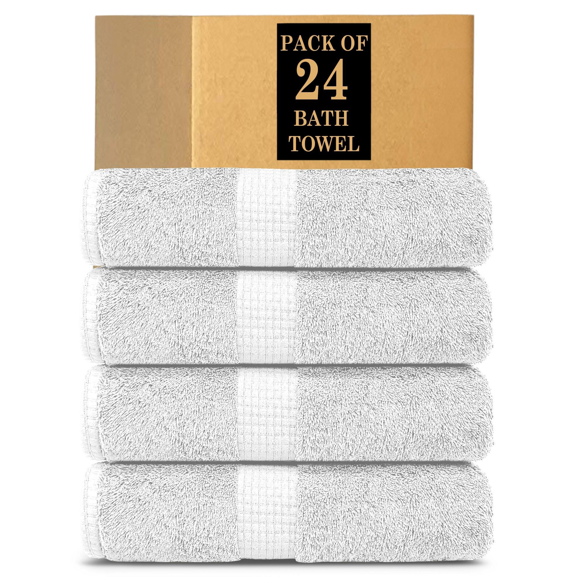 Lavish Touch 100% Cotton 600 GSM Melrose Towels - Mega Pack - Zenvias