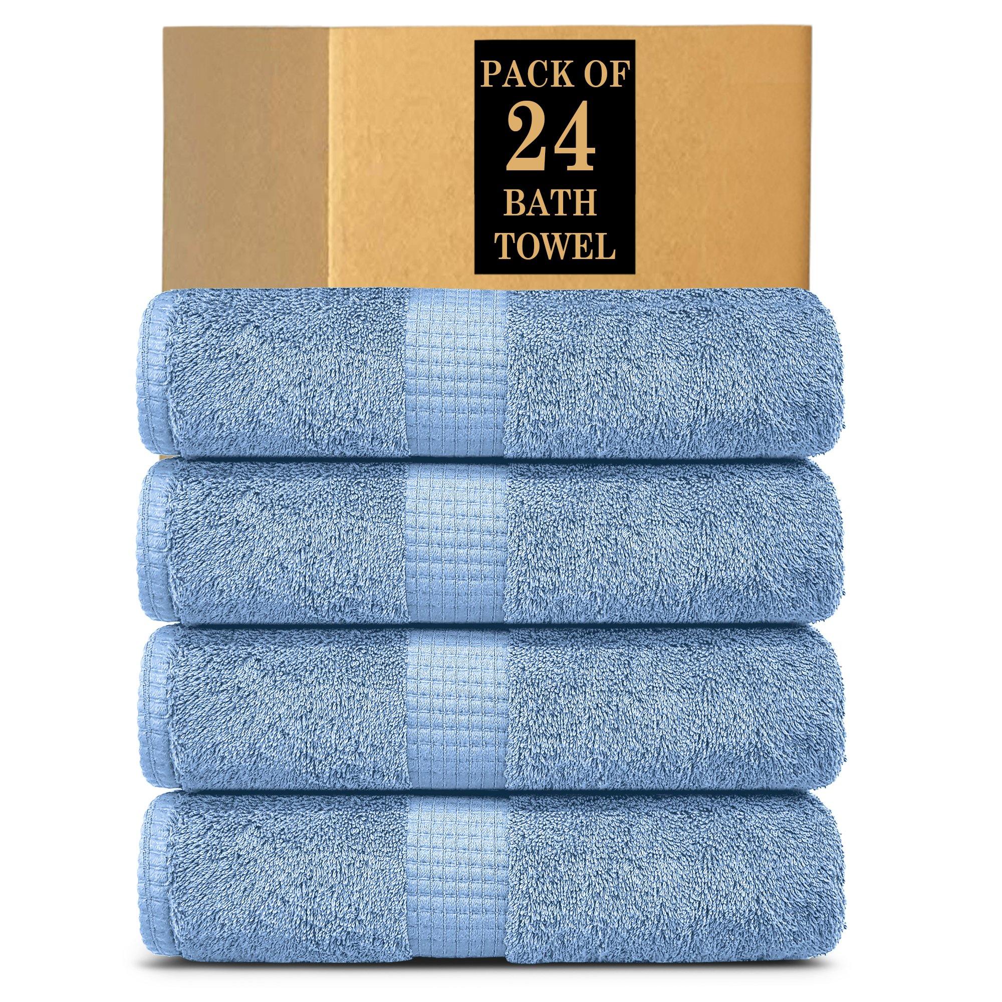 Lavish Touch 100% Cotton 600 GSM Melrose Towels - Mega Pack - Zenvias