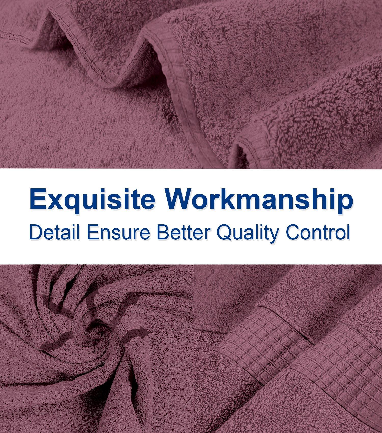 Lavish Touch 100% Cotton 600 GSM Melrose Towels - Mega Pack - Zenvias