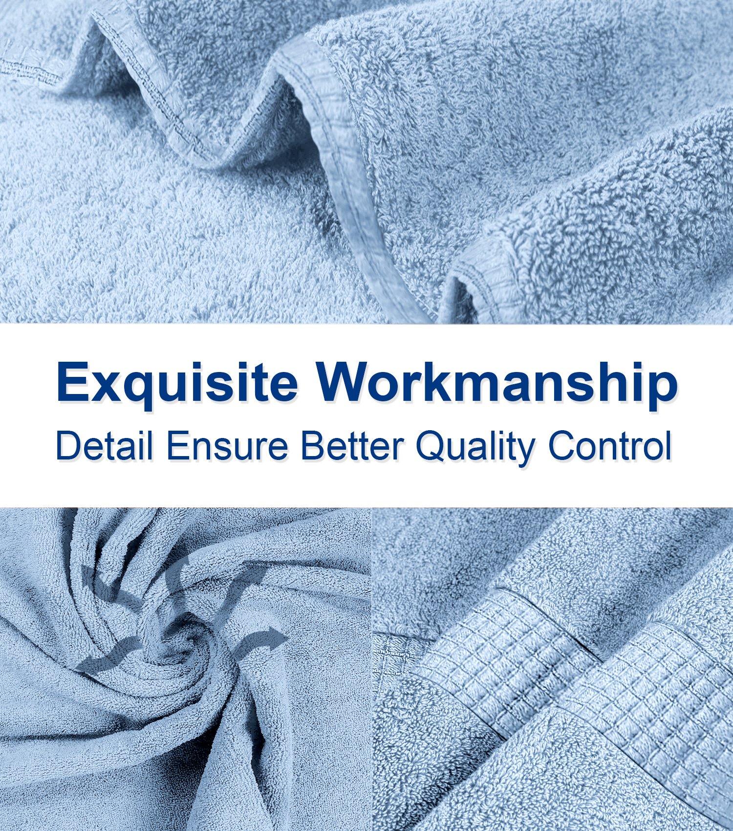 Lavish Touch 100% Cotton 600 GSM Melrose Towels - Mega Pack - Zenvias