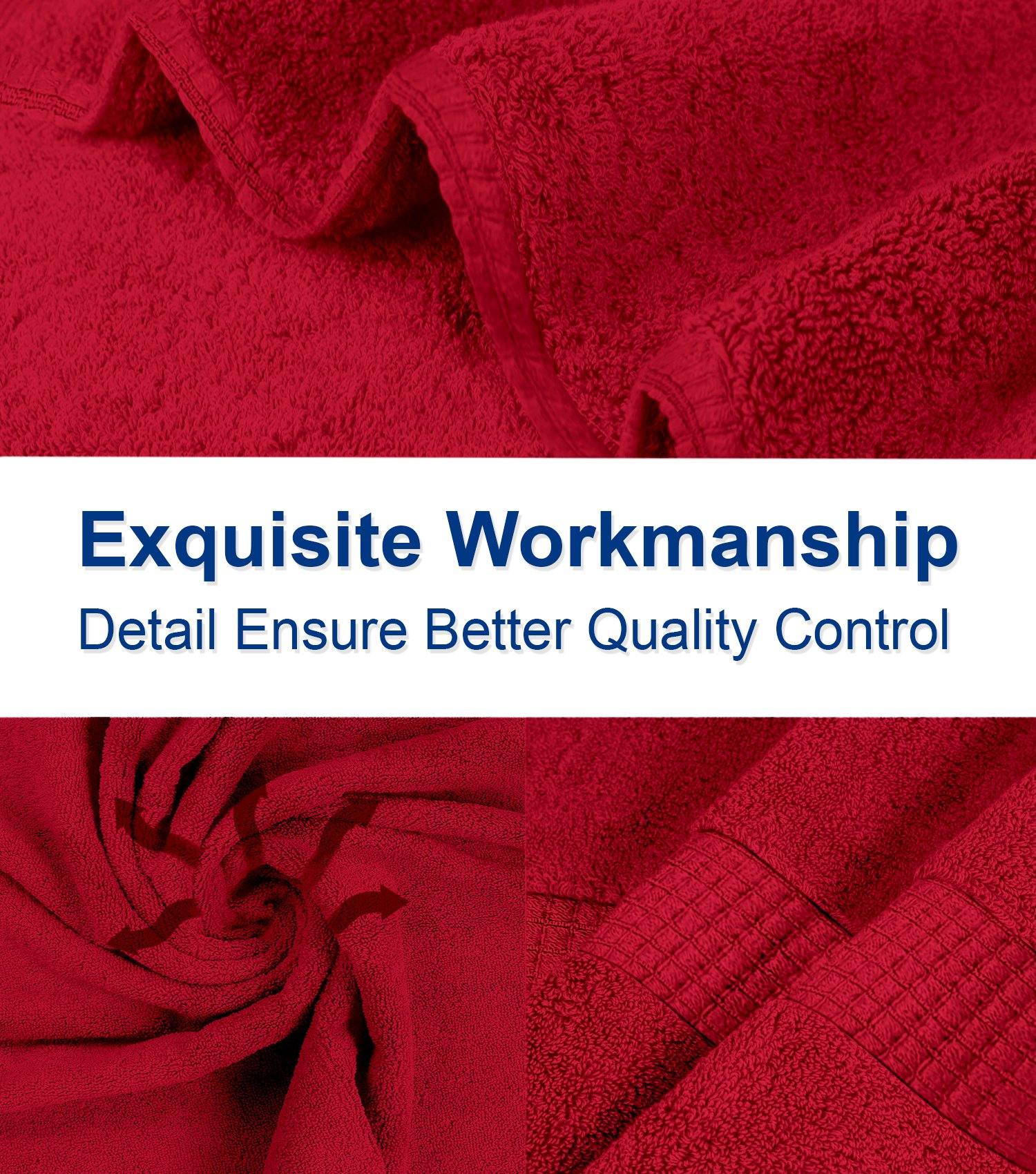 Lavish Touch 100% Cotton 600 GSM Melrose Towels - Mega Pack - Zenvias