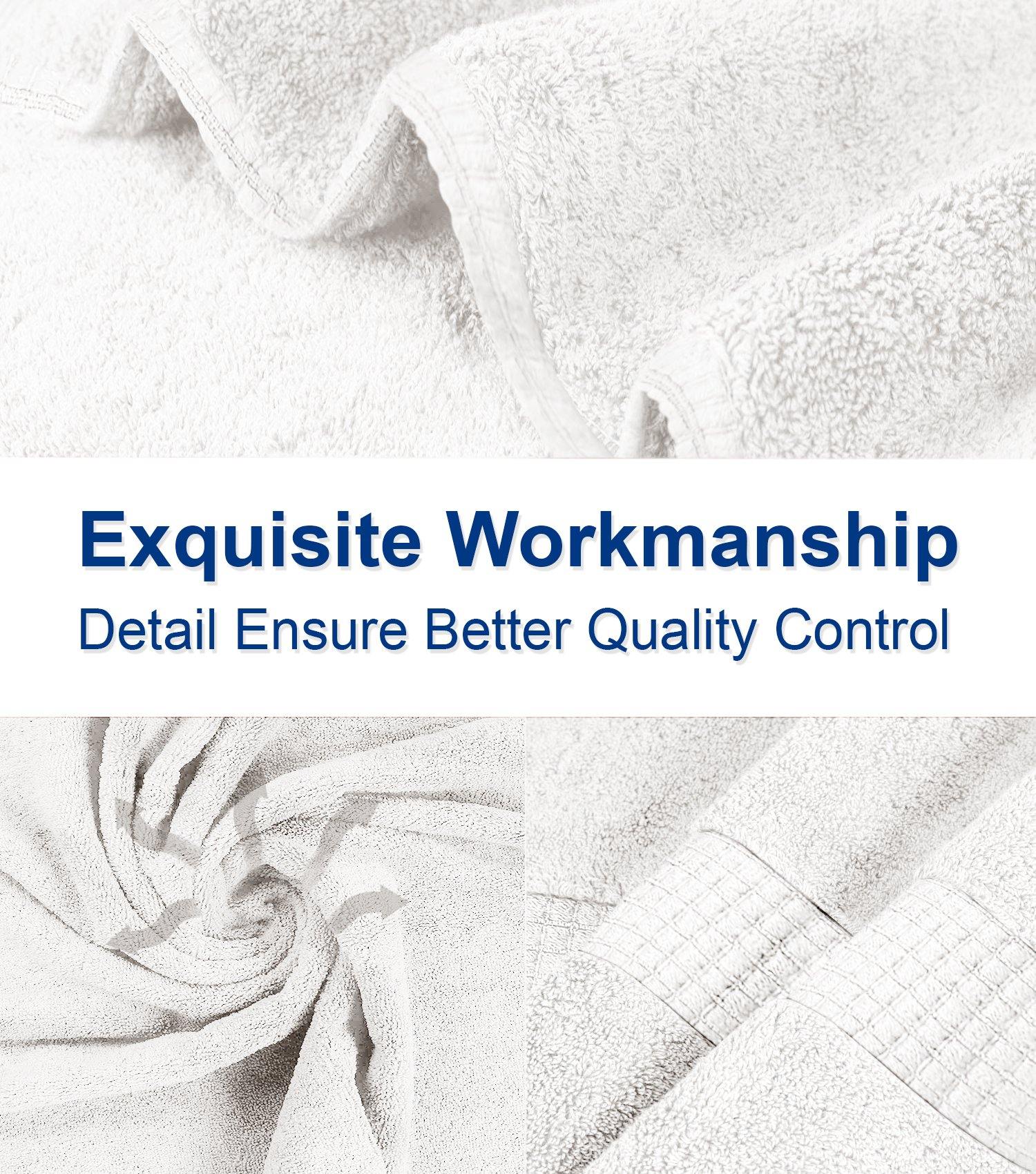 Lavish Touch 100% Cotton 600 GSM Melrose Towels - Mega Pack - Zenvias