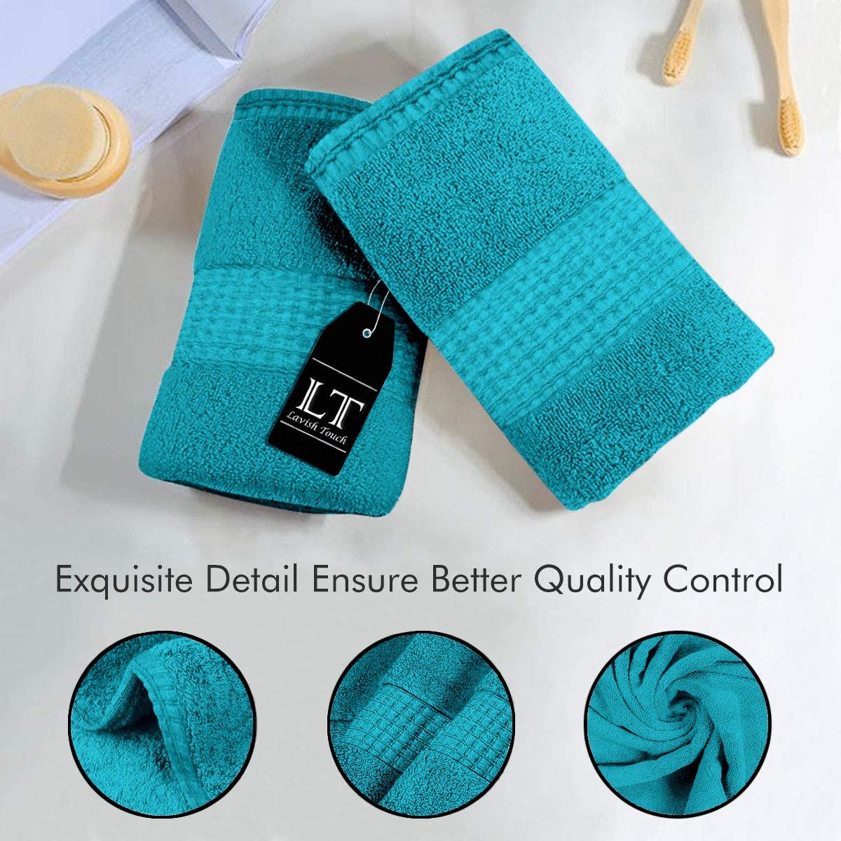 Lavish Touch 100% Cotton 600 GSM Melrose Towels - Mega Pack - Zenvias