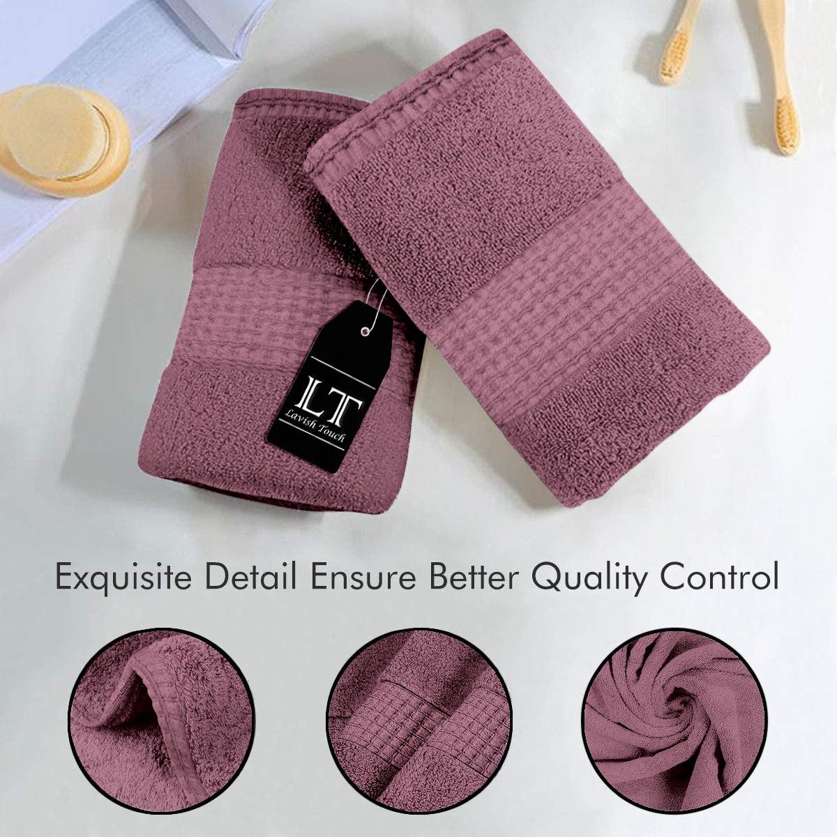 Lavish Touch 100% Cotton 600 GSM Melrose Towels - Mega Pack - Zenvias