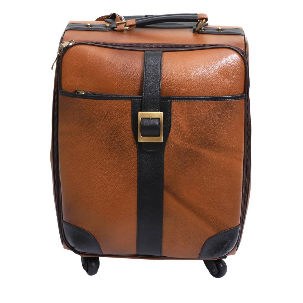 Lavish Touch Mulford Trolley Bag
 Leather - Tan - Zenvias