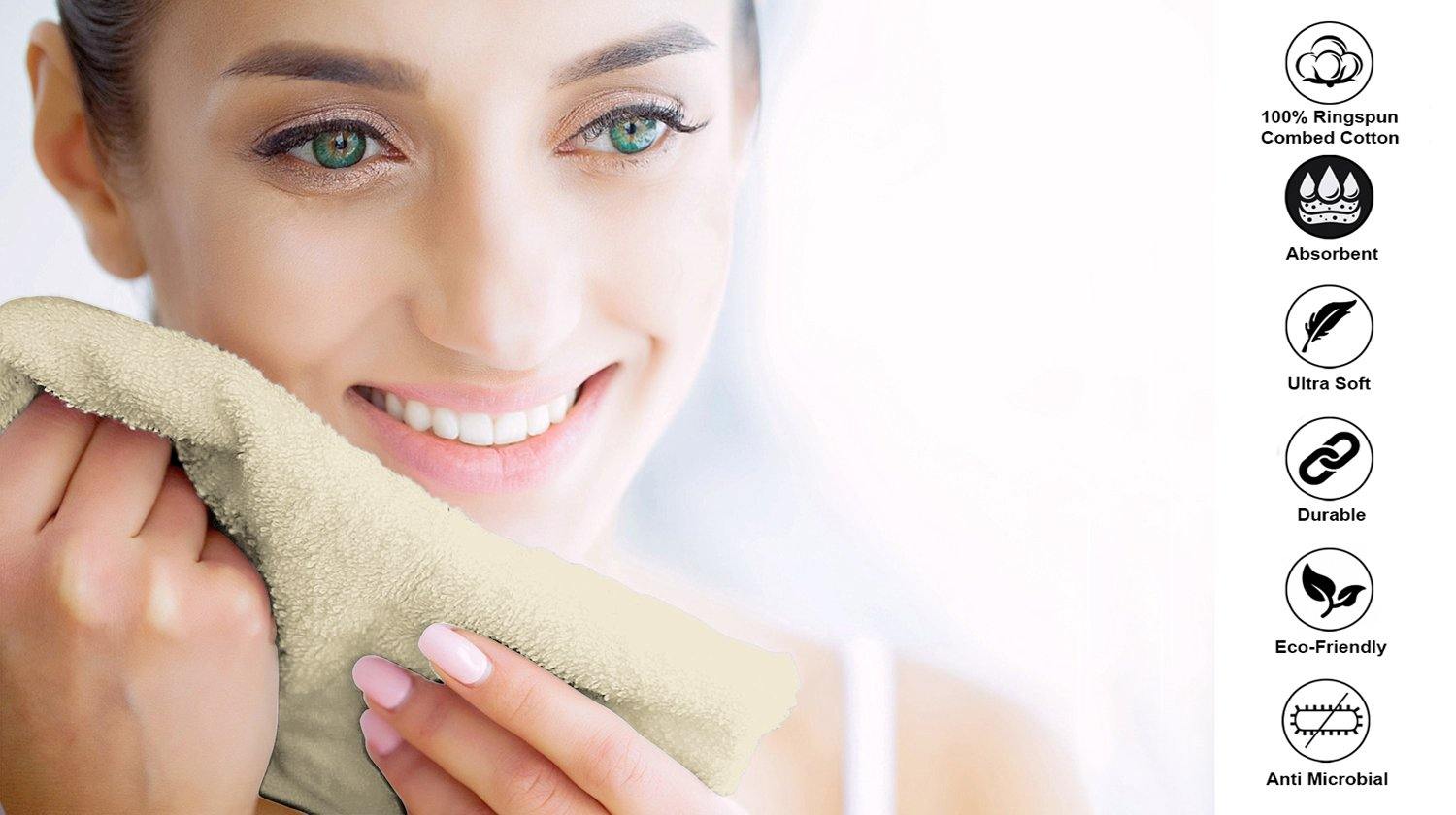 Lavish Touch 100% Cotton 600 GSM Melrose Towels - Mega Pack - Zenvias