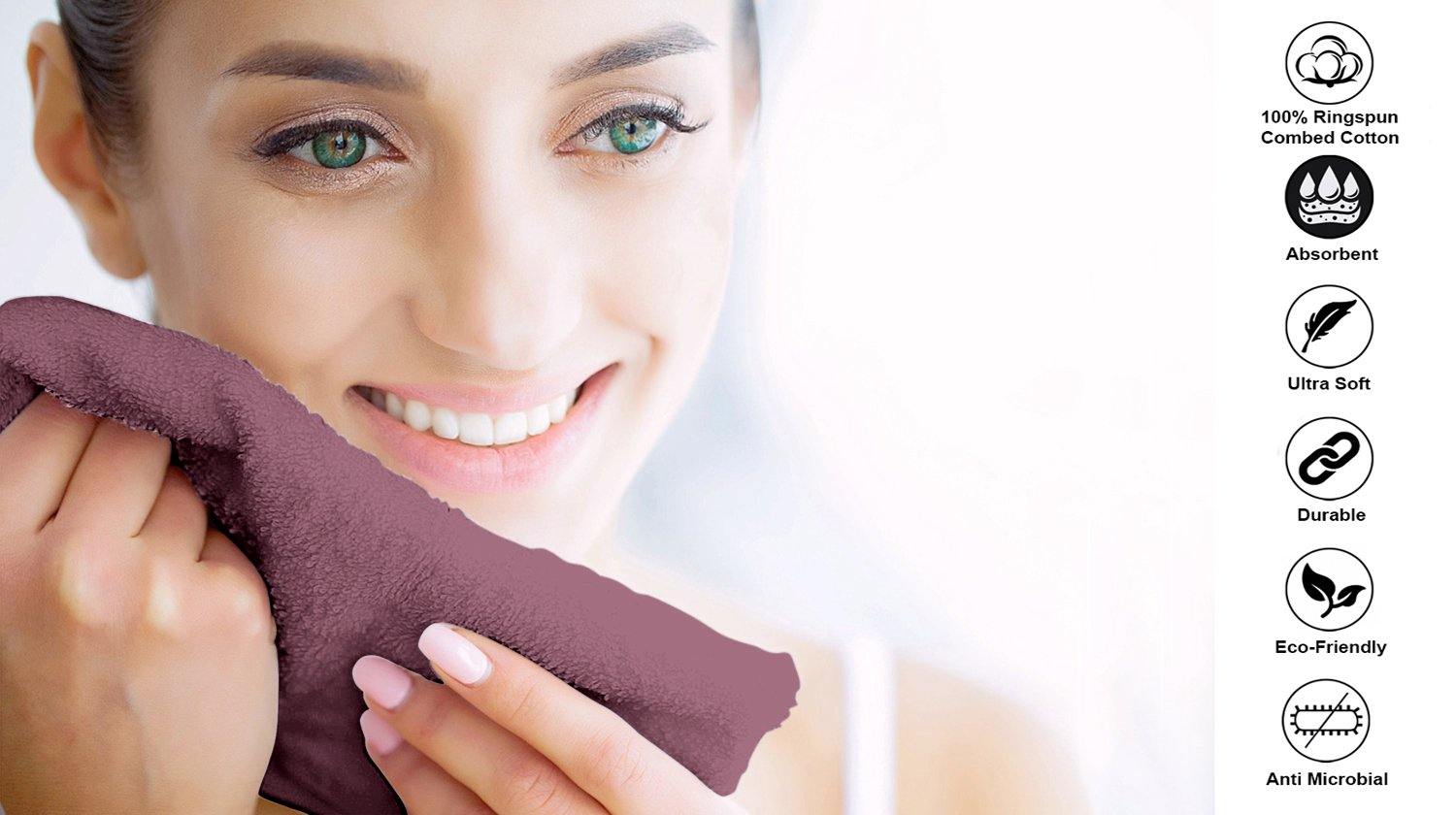 Lavish Touch 100% Cotton 600 GSM Melrose Towels - Mega Pack - Zenvias