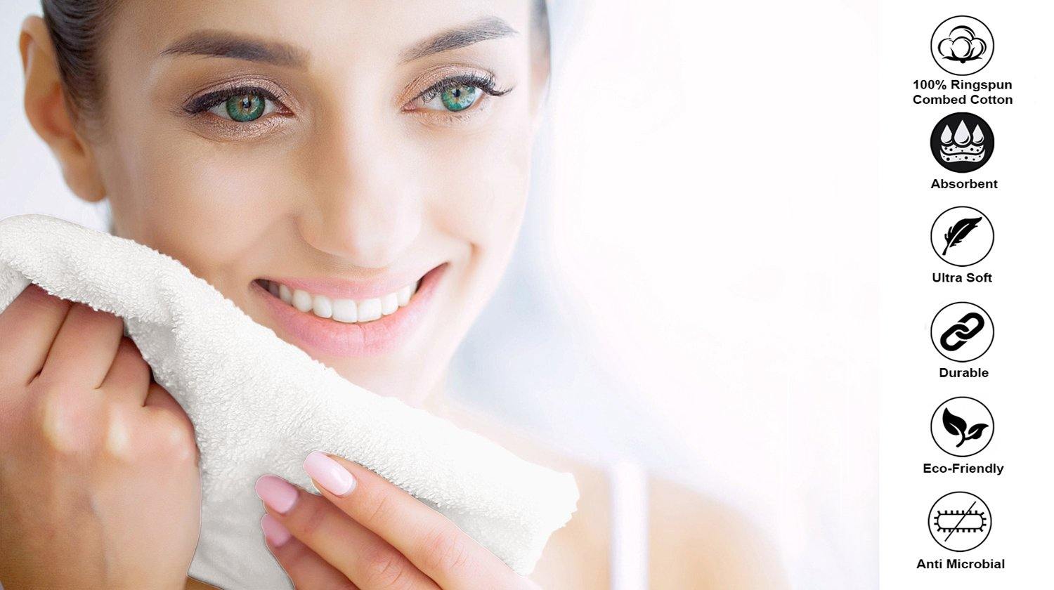 Lavish Touch 100% Cotton 600 GSM Melrose Towels - Mega Pack - Zenvias